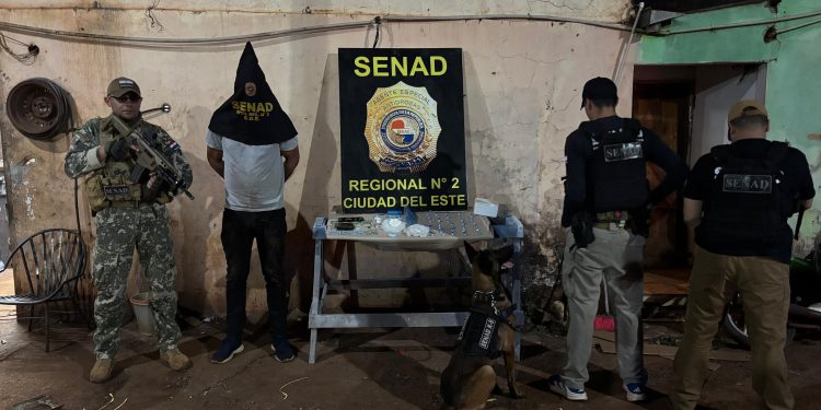 Taller de motocicletas vinculado al tráfico de cocaína en Minga Guazú