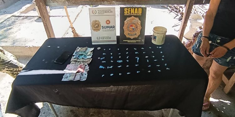 Capturan a mujer miembro de una red de distribución de Crack en Villa Hayes