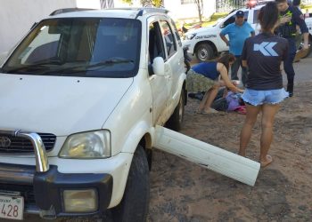 Una adolescente resultó herida tras un choque en la ruta Itapê–Villarrica