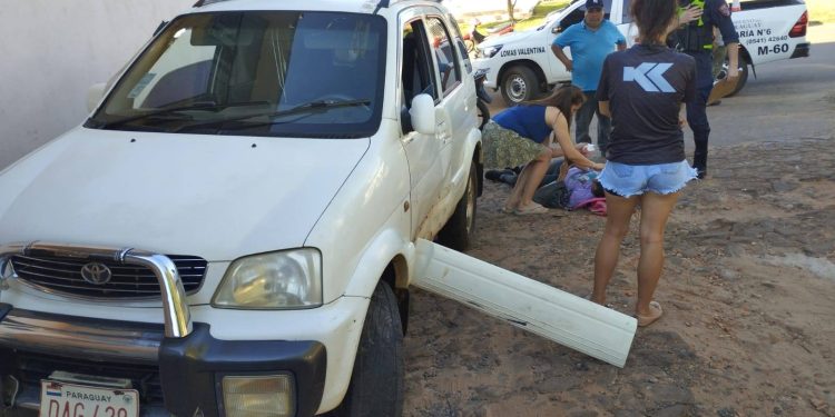 Una adolescente resultó herida tras un choque en la ruta Itapê–Villarrica