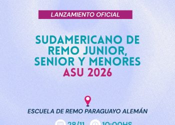 Lanzaron oficialmente el Sudamericano de Remo Junior, Senior y Menores ASU 2026