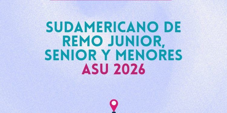 Lanzaron oficialmente el Sudamericano de Remo Junior, Senior y Menores ASU 2026