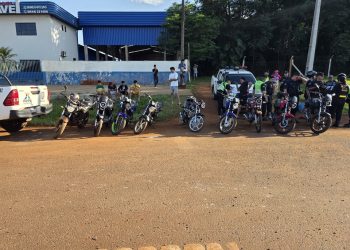 Operativo «anti carreras» deja varias motos incautadas en Minga Guazú