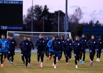 Plantel semicompleto para Paraguay en su segunda practica en Estados Unidos
