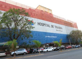 Movilización de funcionarios del Hospital de Trauma