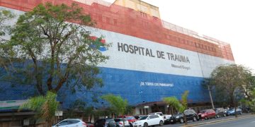 Movilización de funcionarios del Hospital de Trauma