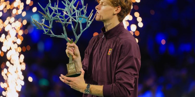 Jannik Sinner ganó el Masters 1000 de París y es número 1 del mundo