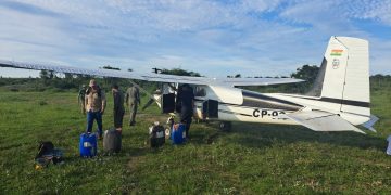 Con Super Tucano, interceptan presunta narcoavioneta en Concepción