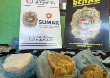 Incautan dosis de drogas y detienen a dos presuntos microtraficantes en Cordillera