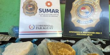 Incautan dosis de drogas y detienen a dos presuntos microtraficantes en Cordillera