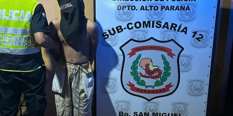 Detienen a sujeto denunciado de golpear a su madre y por hurto agravado
