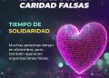 Tiempo de solidaridad: cuidado con las estafas de caridad falsas