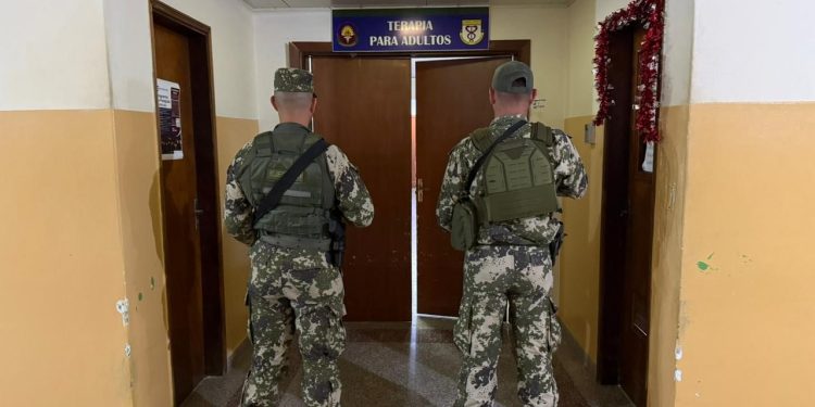 Gianina García Troche fue trasladada de urgencia hasta el Hospital Militar