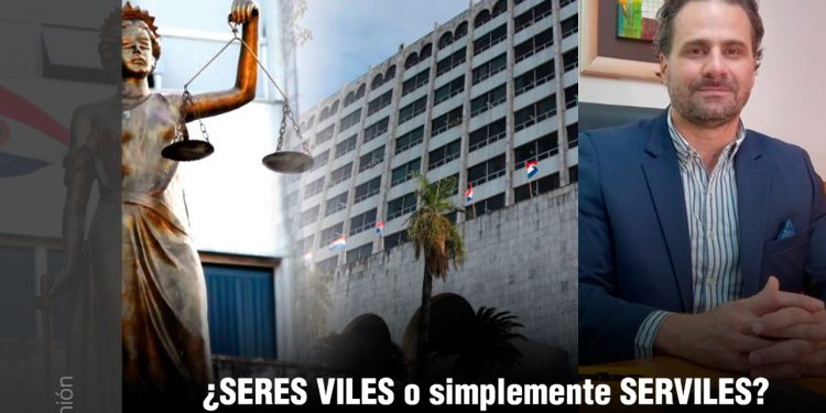 ¿SERES VILES o simplemente SERVILES?