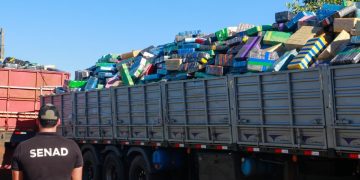 Operativo «Umbral»: 88.991 kilos de marihuana prensada incautados en convoy de vehículos