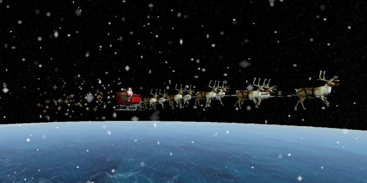 Papá Noel, vigilado paso a paso por satélites de EE.UU y Canadá