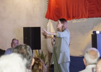 Acto de apoyo del sector de Eduardo Nakayama a Soledad Núñez