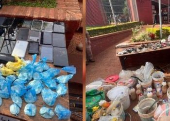 Requisa resultó en incautación de armas blancas, celulares y otros objetos prohibidos