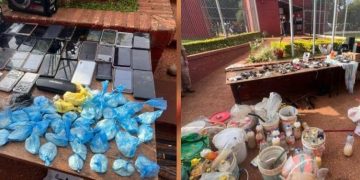 Requisa resultó en incautación de armas blancas, celulares y otros objetos prohibidos