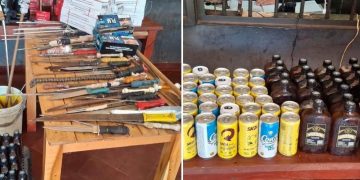 Incautan armas blancas, droga, bebidas alcohólicas y celulares en cárcel de PJC