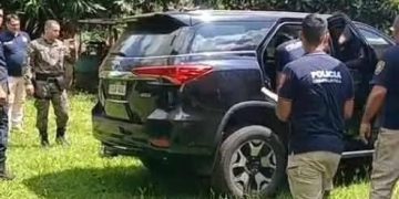 Allanamiento en Itakyry: incautan camioneta robada y celulares tras tentativa de homicidio