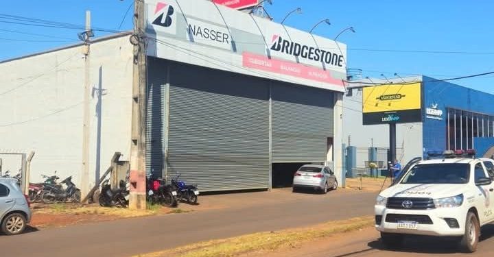 Hernandarias: asaltan casa de venta de cubiertas y se llevan cerca de USD 10.000 dólares