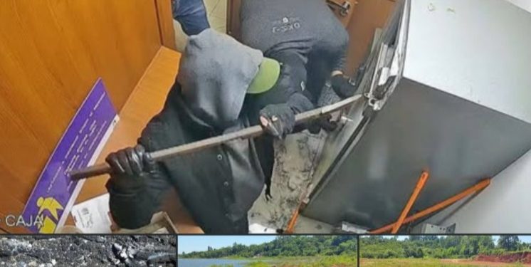 Hallan vehículo incinerado que habría sido utilizado en un intento de robo en J. Eulogio Estigarribia