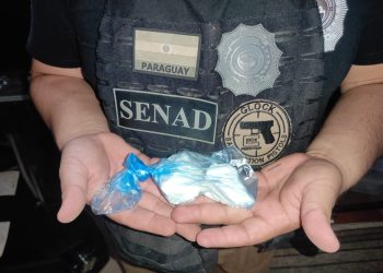 Padre e hijo fueron detenidos por administrar una boca de expendio de drogas en Lambaré