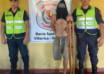 Aprehenden a un hombre con discapacidad tras denuncia de violencia familiar en Villarrica