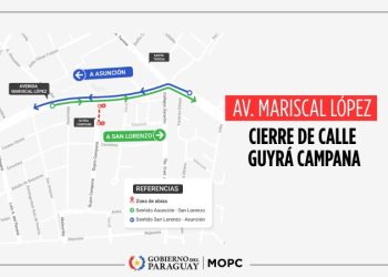 Intervendrán la calle Guyrá Campana sin afectar el tránsito sobre Mariscal López