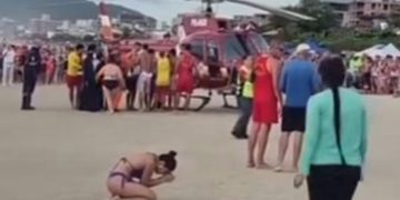 Dramático rescate de un paraguayo en playa brasileña