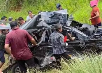 Madre e hijo fallecen tras choque frontal sobre la Ruta PY08