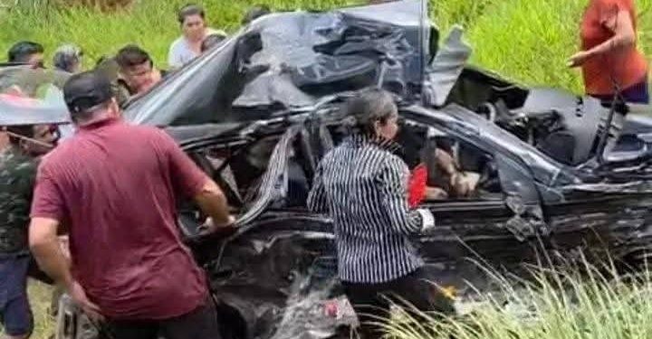 Madre e hijo fallecen tras choque frontal sobre la Ruta PY08