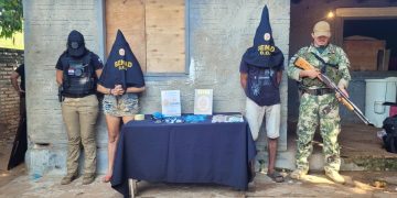 Dos hermanos fueron capturados por traficar crack en Caacupé