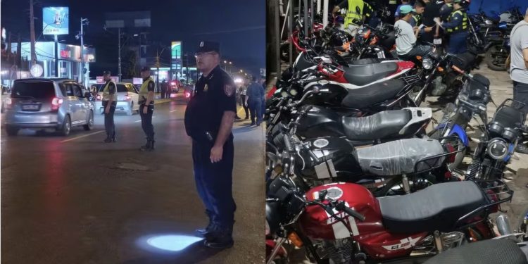 Casi 70 motocicletas incautadas durante gran operativo policial en Acceso Sur