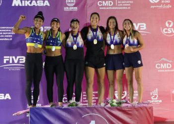 Paraguay conquista Los Andes: oro y bronce en el inicio del Circuito Sudamericano de Voley Playa