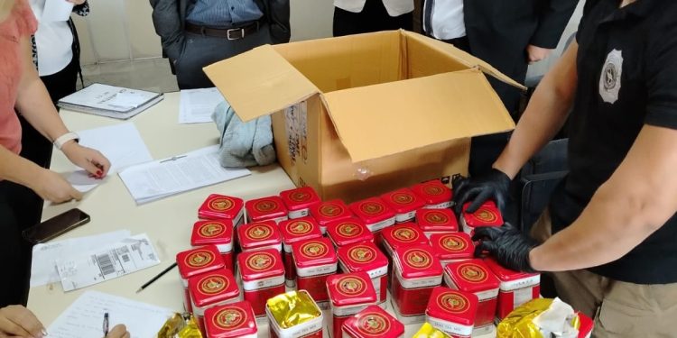 SENAD detecta marihuana en encomienda proveniente de Tailandia