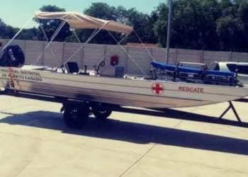 Roban lancha ambulancia de hospital en Puerto Casado