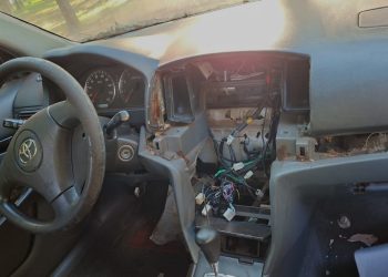 Vehículo incautado por robo agravado fue «carneado» en sede policial