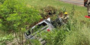 Camioneta con chapa paraguaya volcó en Brasil: un muerto y una herida