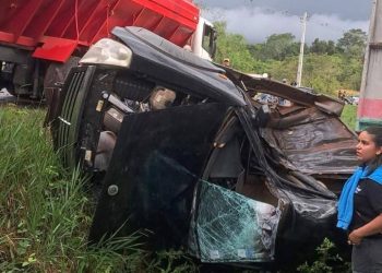 Docente fallece en violenta colisión sobre la ruta Altos–Loma Grande