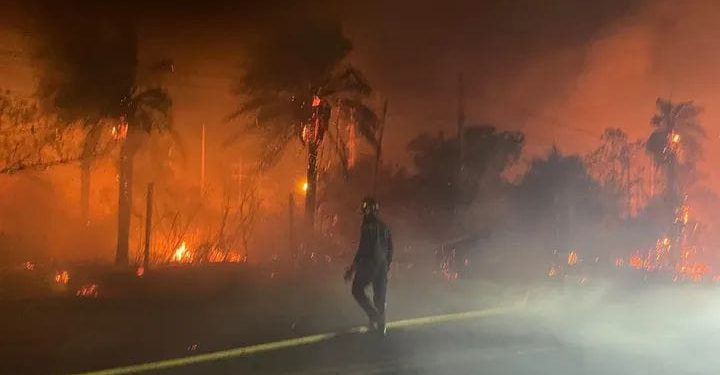 Incendio de gran magnitud en Ypacaraí amenazó con afectar estación de servicios