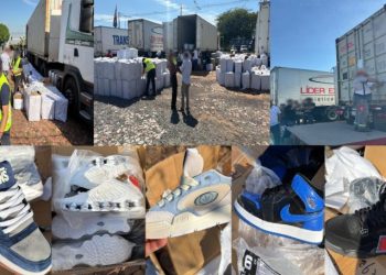 Millonaria incautación de productos falsificados en puerto privado de Luque