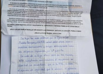 Investigan presunto secuestro atribuido al EPP