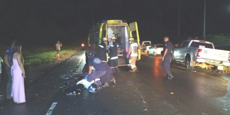 Concepción: motociclista pierde la vida en percance rutero