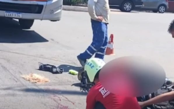 Lambaré: Pasajera de motobolt perdió el cuero cabelludo en un siniestro vial