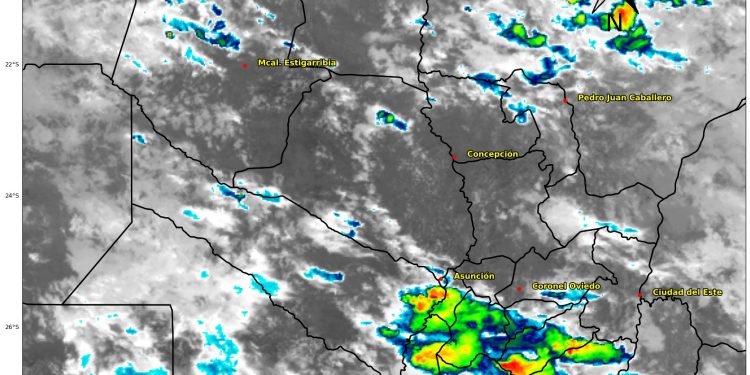 Alerta de tormentas para la capital y varias zonas del país