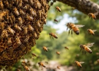 Ataque de abejas: abuela y su nieto sufrieron múltiples picaduras