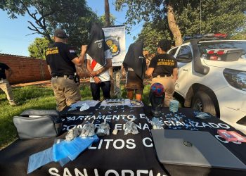 Importante operativo permite desarticular focos de microtráfico en Capiatá