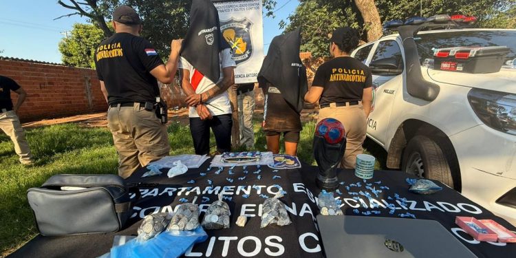 Importante operativo permite desarticular focos de microtráfico en Capiatá